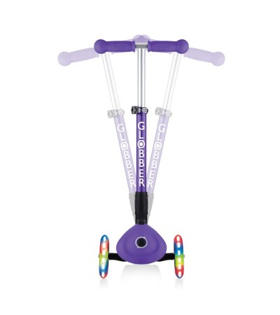 3-paspirtukas Globber Sulankstomi žibintai Violet Jr 437-103, Poilsio reikmenys, Turizmas, Globber