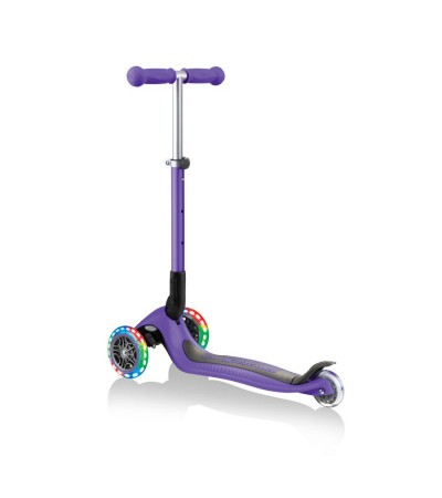 3-paspirtukas Globber Sulankstomi žibintai Violet Jr 437-103, Poilsio reikmenys, Turizmas, Globber