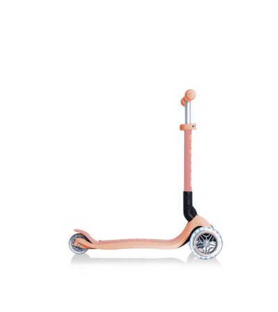 3-wheel scooter Globber Foldable Lights ECOlogic Peach Jr 692-506