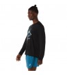 Marškinėliai Asics Fujitrail Logo LS Top M 2011C720-001, Lauko apranga, Sporto apranga ir avalynė, Asics