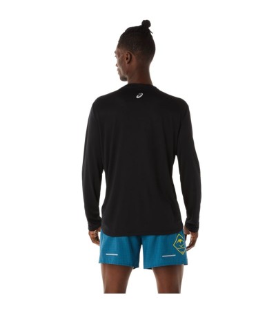 Marškinėliai Asics Fujitrail Logo LS Top M 2011C720-001, Lauko apranga, Sporto apranga ir avalynė, Asics