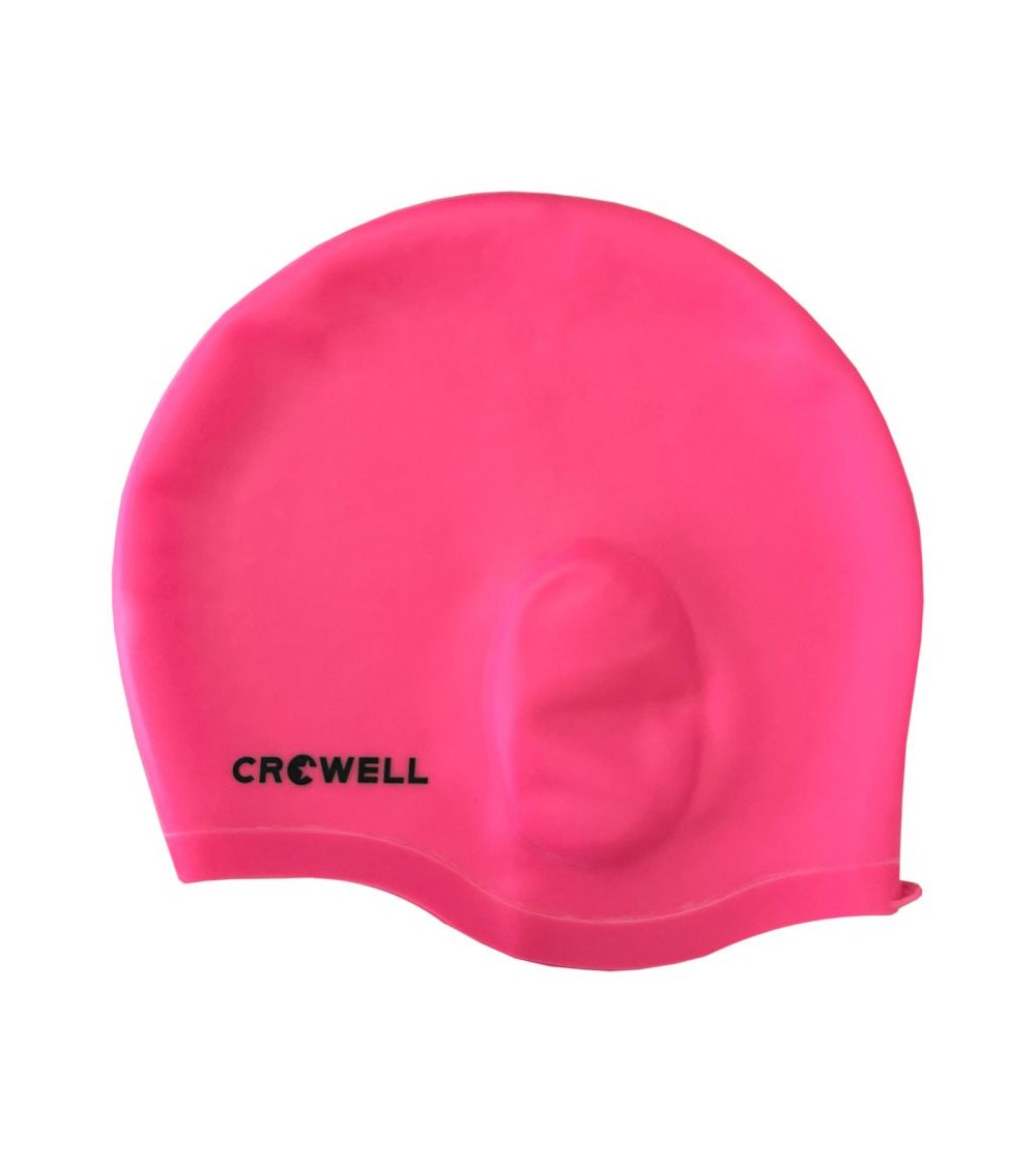 Plaukimo kepuraitė Crowell Ucho Bora pink col.