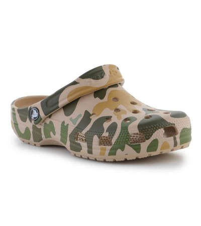 Crocs Classic Spausdintos kamufliažinės klumpės U 206454-2Y6, Plaukimo apranga unisex, Plaukimo apranga, Crocs