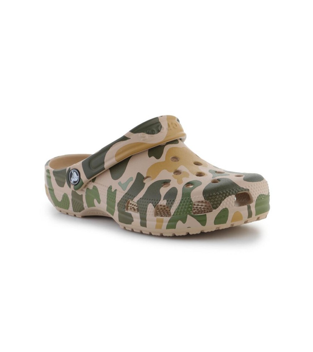 Crocs Classic Spausdintos kamufliažinės klumpės U 206454-2Y6, Plaukimo apranga unisex, Plaukimo apranga, Crocs