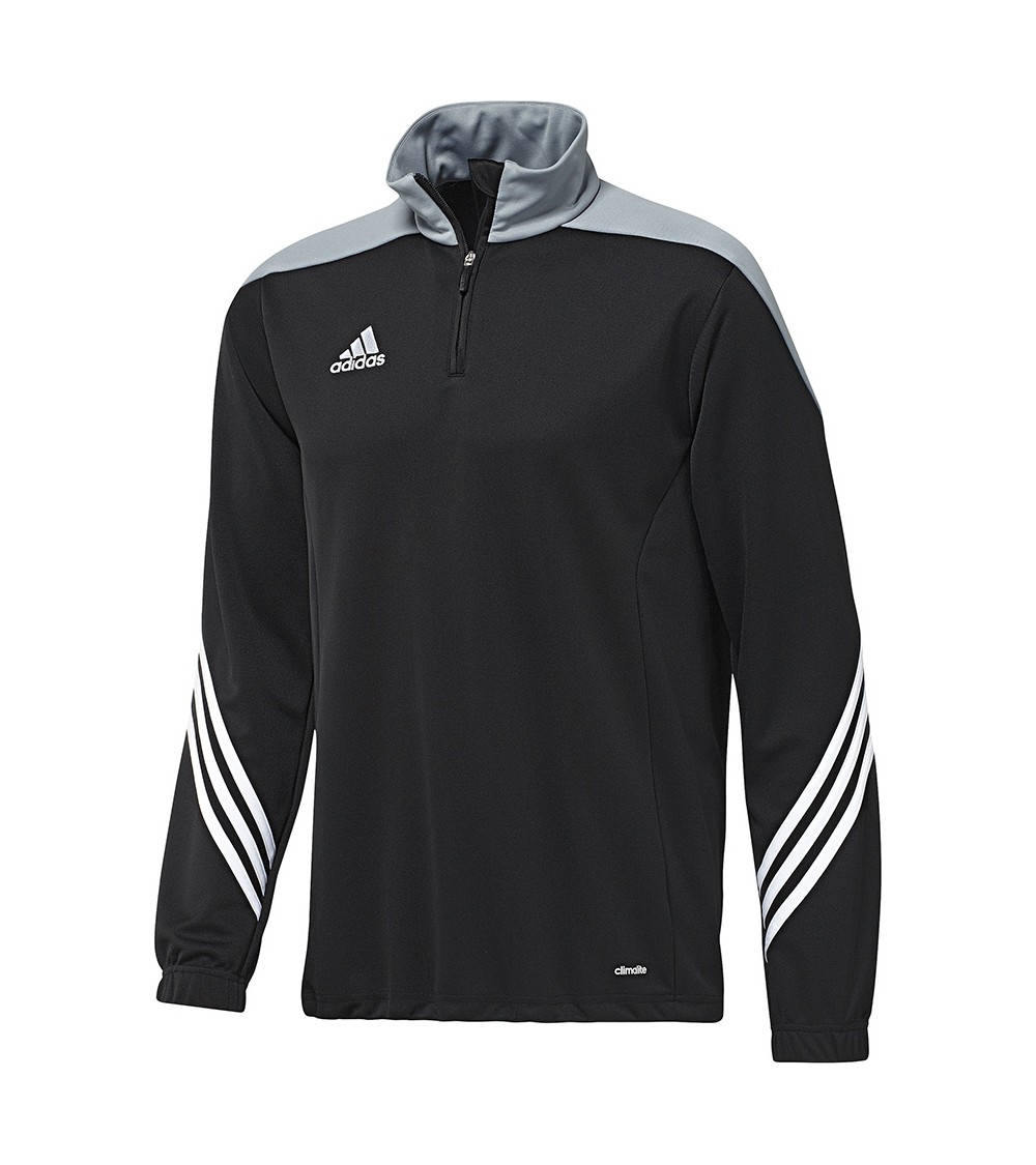 Bluza dla dzieci adidas Sereno 14 Training Top JUNIOR czarno-szara F49718