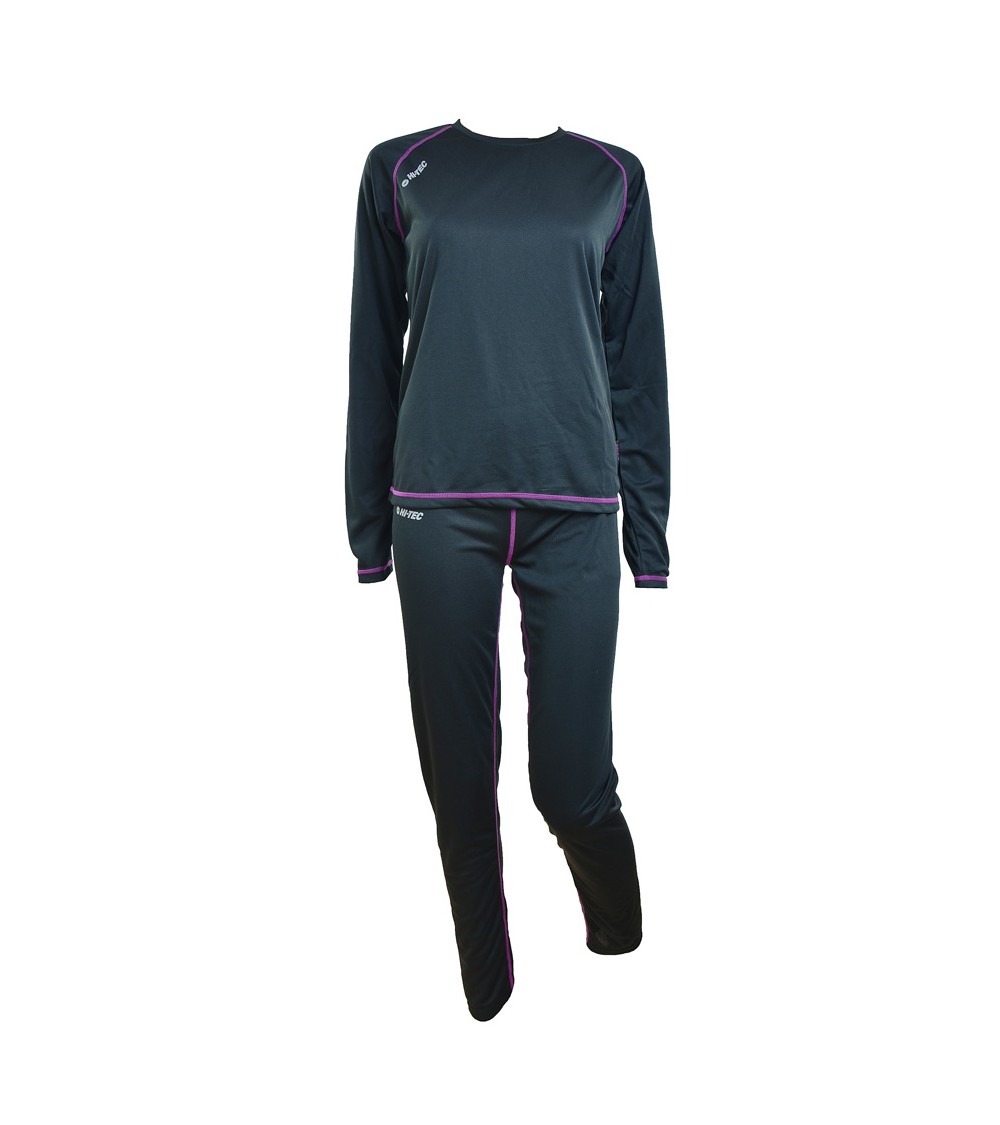BIELIZNA HI-TEC LADY TIBIS SET BLACK/ FUCHSIA