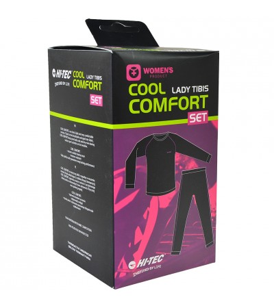 BIELIZNA HI-TEC LADY TIBIS SET BLACK/ FUCHSIA