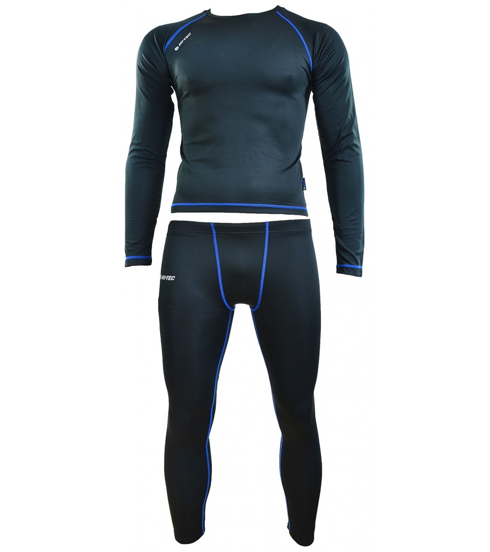 BIELIZNA HI-TEC TIBIS JUNIOR SET BLACK/ BLUE