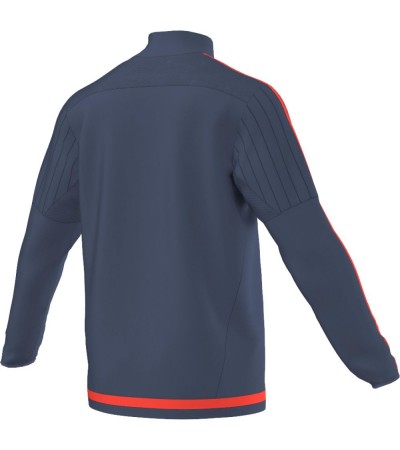 BLUZA adidas TIRO 15 TRAINING TOP granatowo/czerwona /S27113