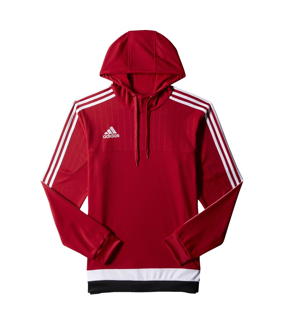 BLUZA adidas TIRO 15 HOOD czerwona M64068