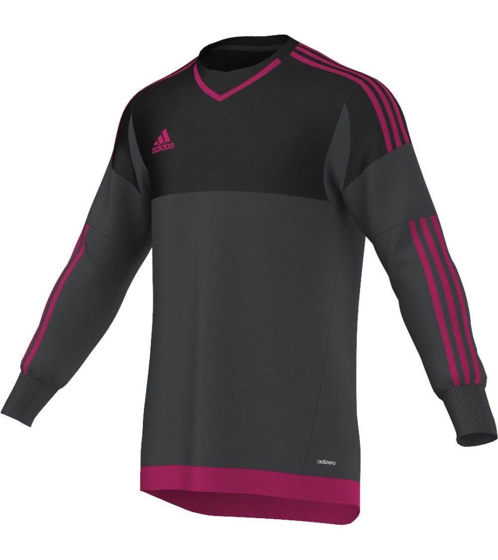 BLUZA BRAMKARSKA adidas TOP 15 GK JUNIOR grafitowo/czarno/różowa /S29432