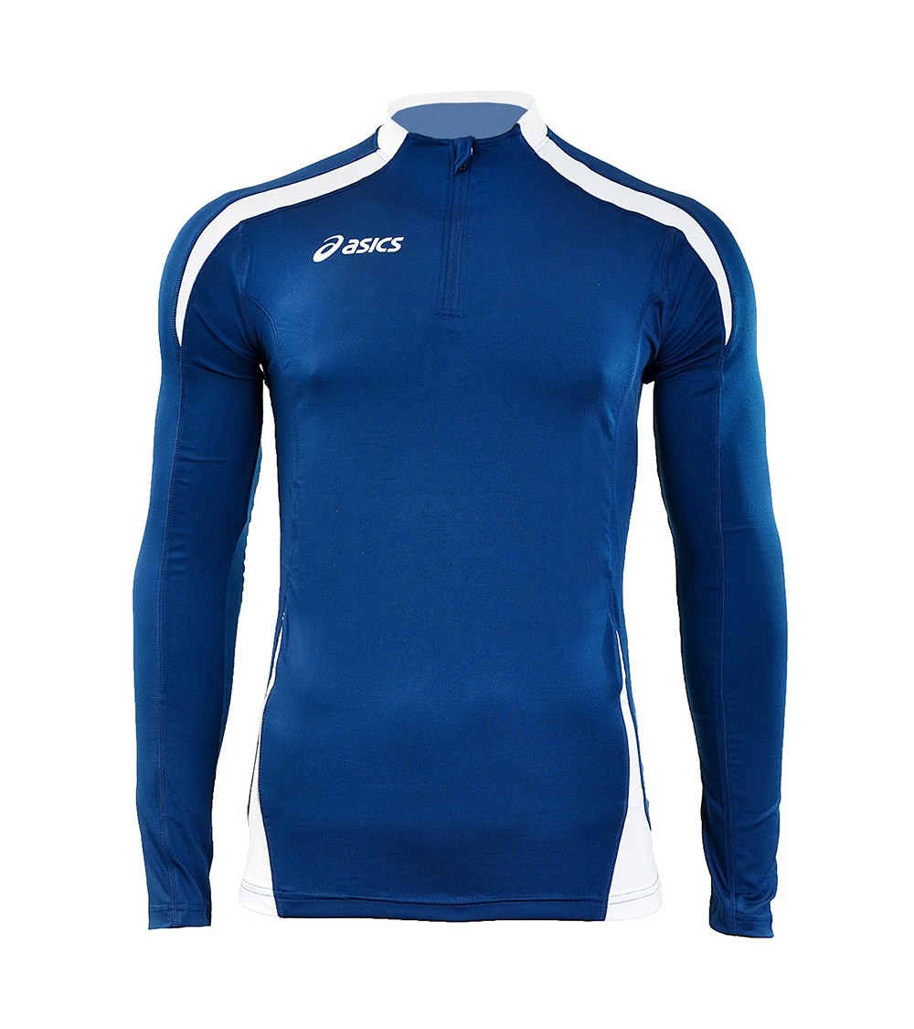 BLUZA DO BIEGANIA ASICS SWEAT BEN granatowo/biała /T233Z6-5001