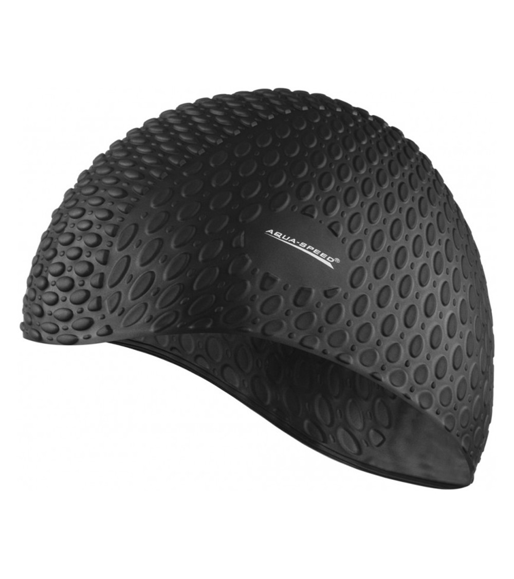 Czepek Aqua-speed Bubble czarny 07 102
