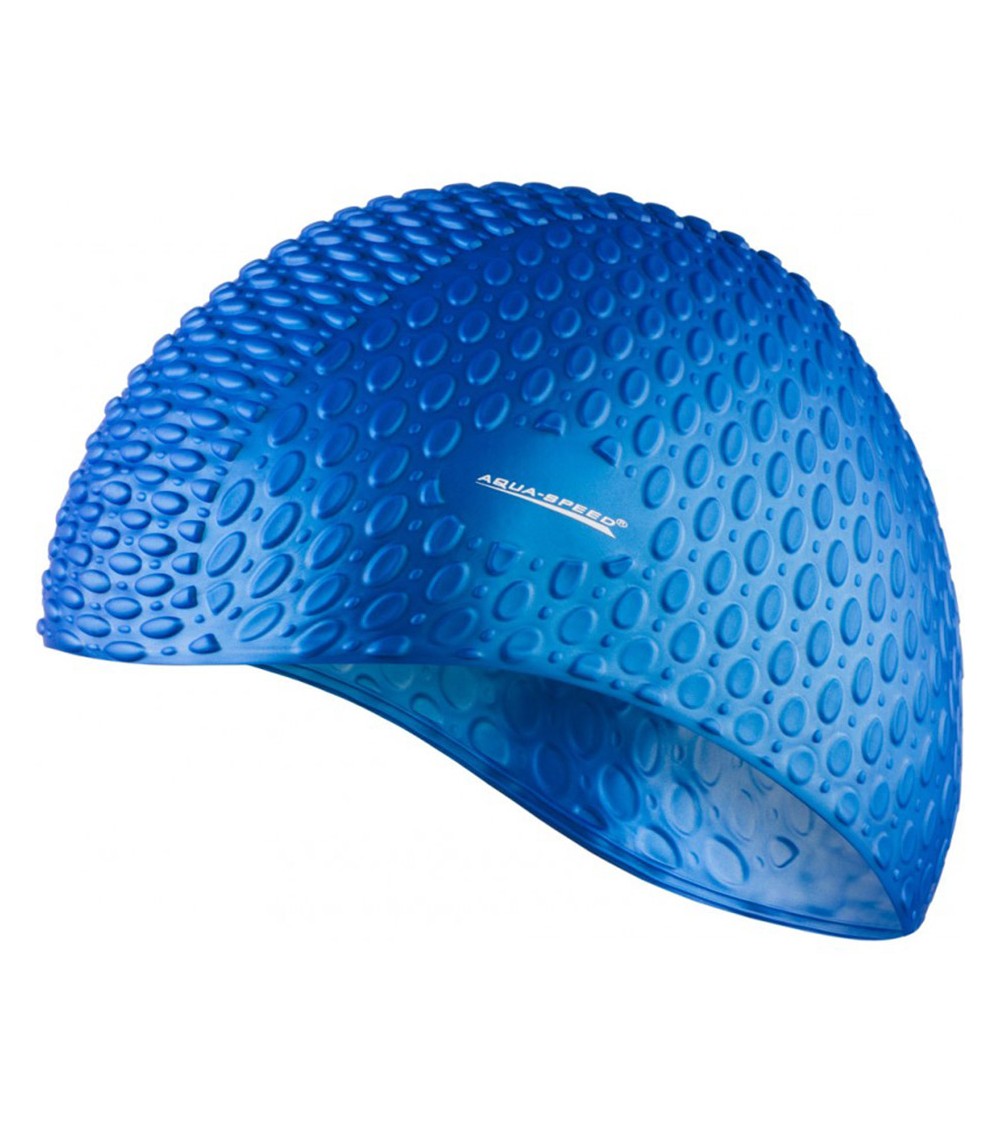 Czepek Aqua-speed Bubble niebieski 01 102