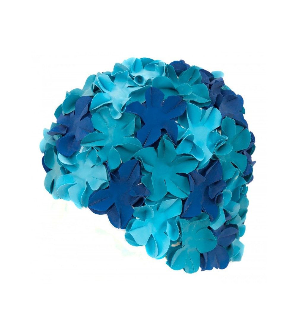 Czepek Aqua-speed Bloom niebiesko granatowy 05 105
