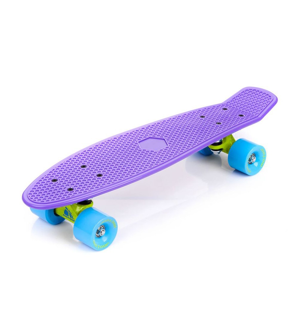 DESKOROLKA METEOR violet/neon blue /23693