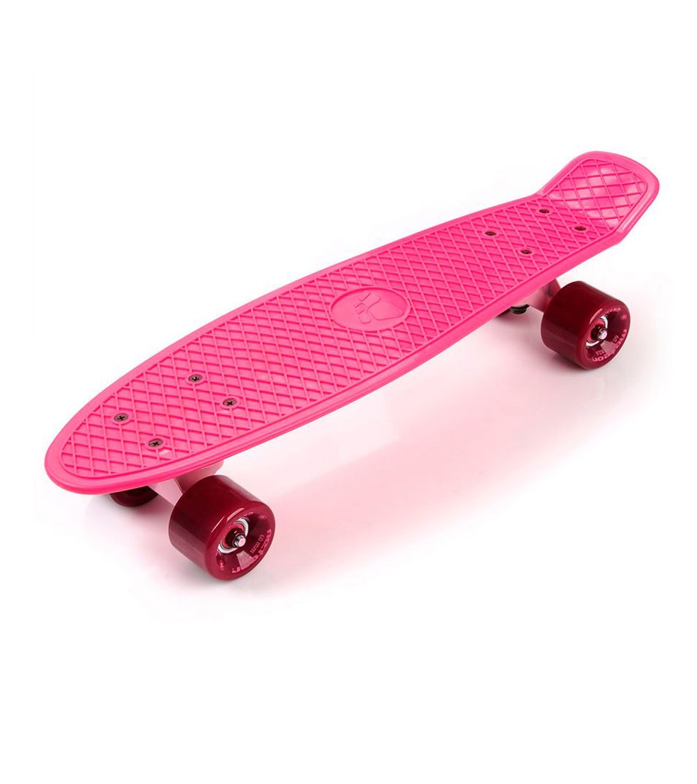 Deskorolka Meteor plastikowa raspberry 23698
