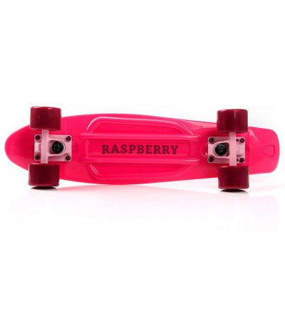 Deskorolka Meteor plastikowa raspberry 23698