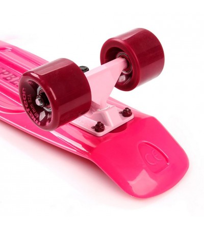 Deskorolka Meteor plastikowa raspberry 23698