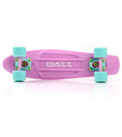 Deskorolka Meteor plastikowa Matt pink minth pink and minth 23717