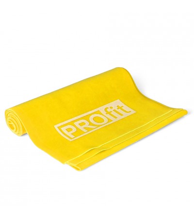 Guma Fitness Profit Long Light 200x15x0,35cm żółta DK 2227
