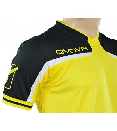 Komplet Givova Kit America żółto-czarny KITC47 0710