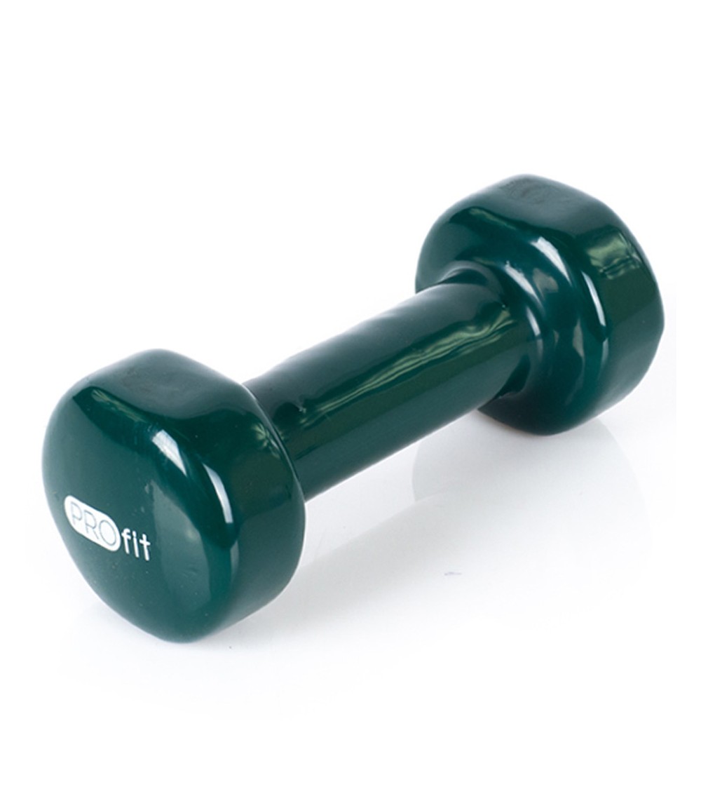Hantel winylowy Profit 2 kg zielony DK 4102