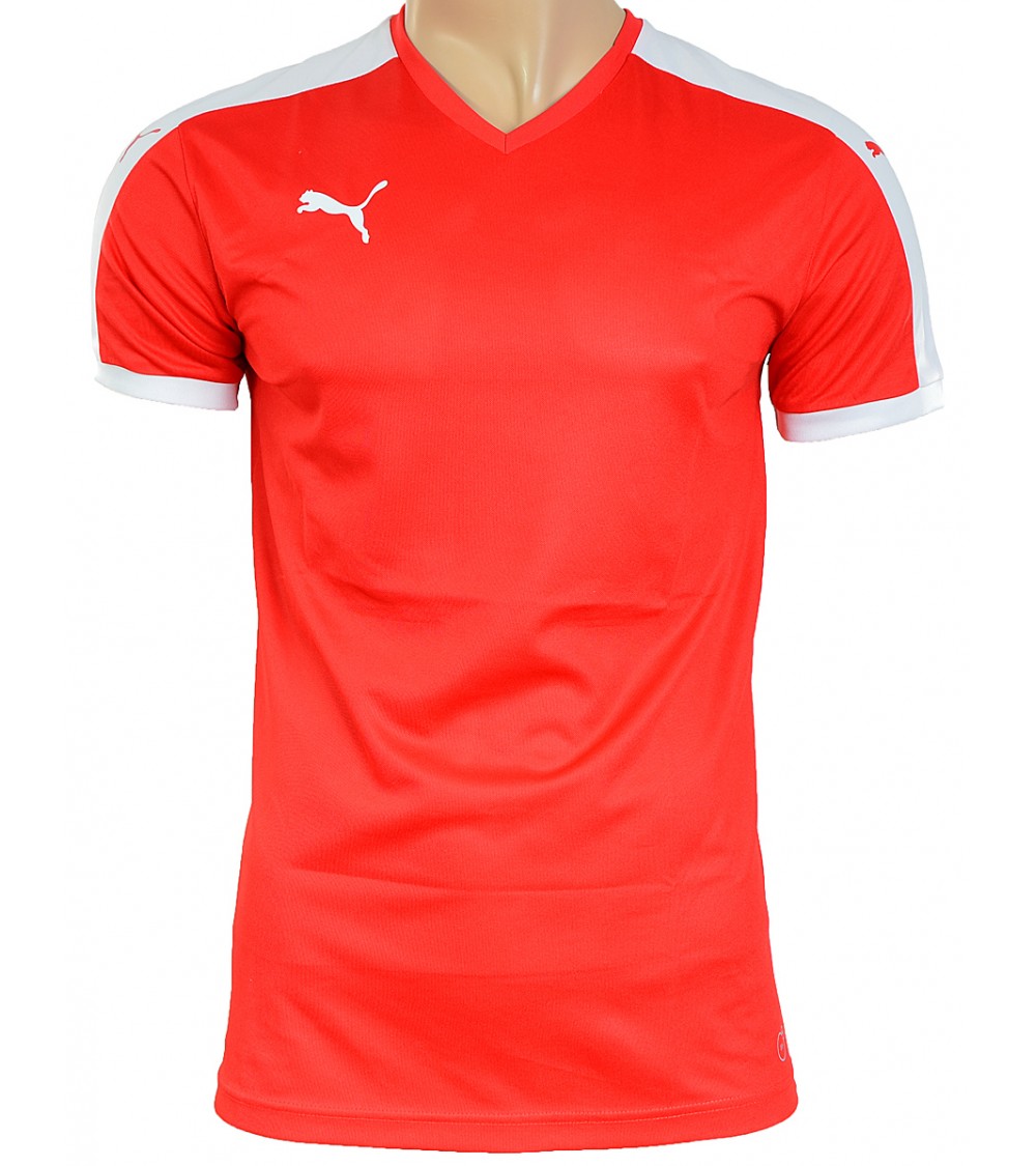 KOSZULKA PUMA PITCH SHORTSLEEVED SHIRT czerwona 702070 01