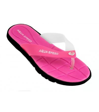 Klapki Aqua-Speed Bali różowo biało czarne 37 479