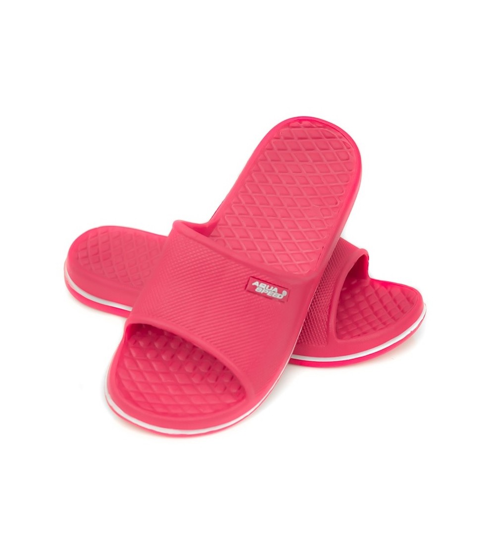 Klapki dla dzieci Aqua-Speed Cordoba malinowe 03 494