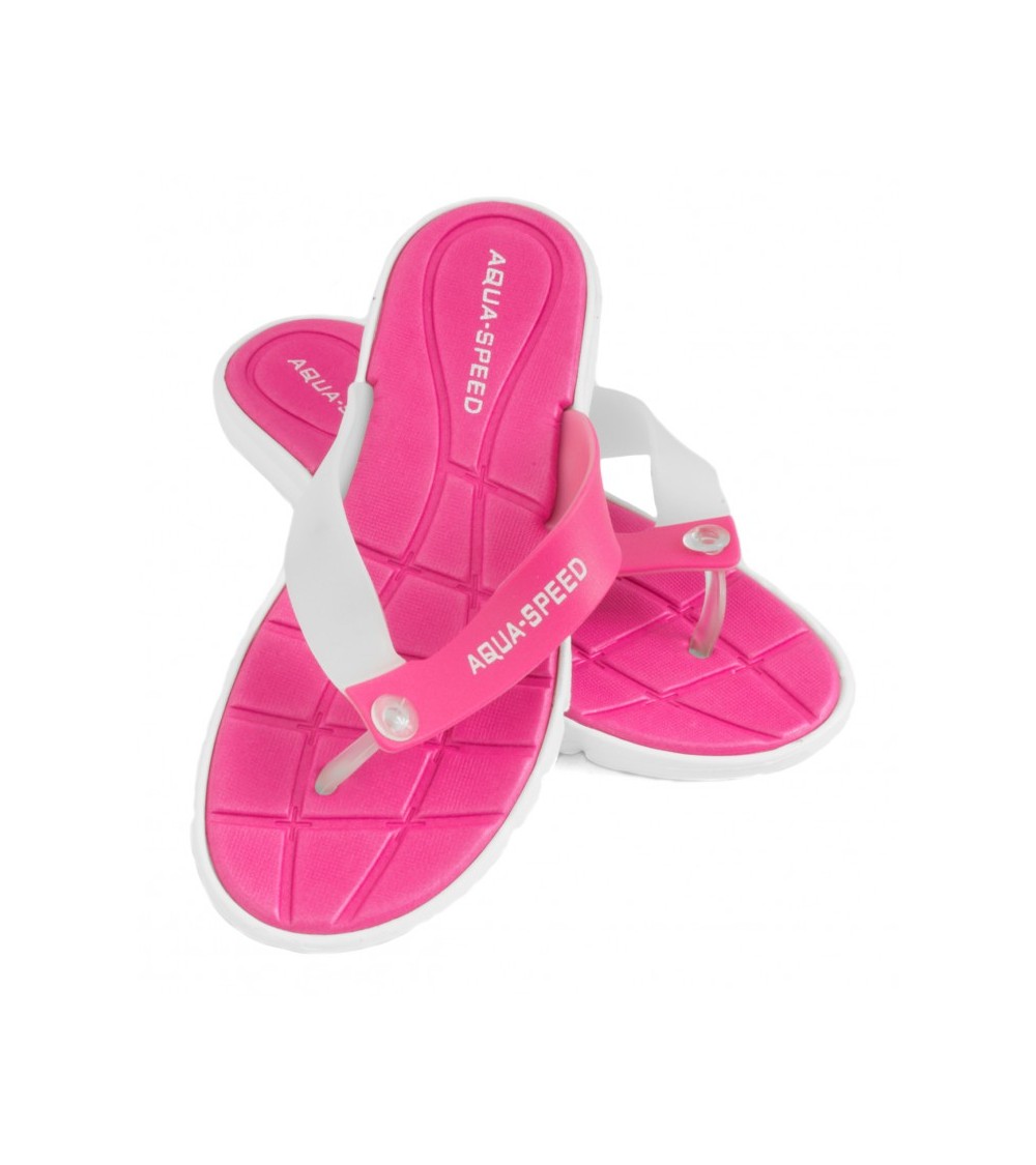 Klapki Aqua-Speed Bali różowo-białe 05 479
