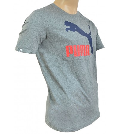 KOSZULKA PUMA HERITAGE NO 1 LOGO TEE szara /568554 03