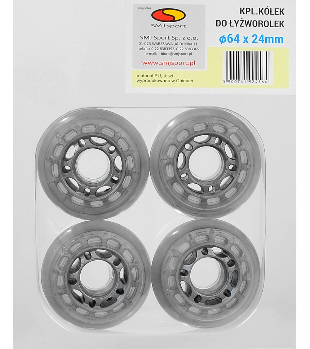 KÓŁKA DO ŁYŻWOROLEK SMJ PU 64mm x 24mm