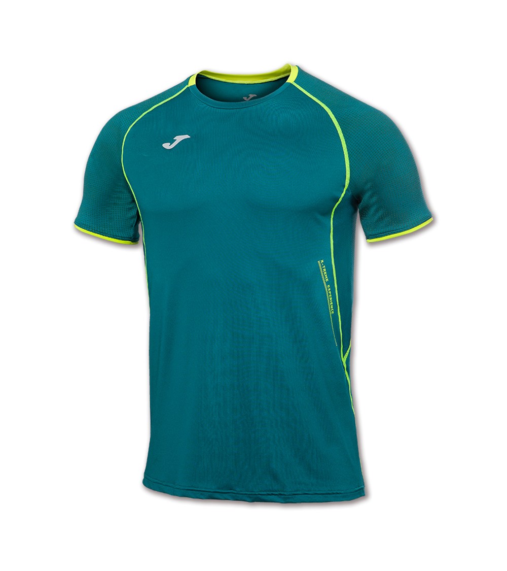 Koszulka męska Joma Running S/S zielona 100387.470