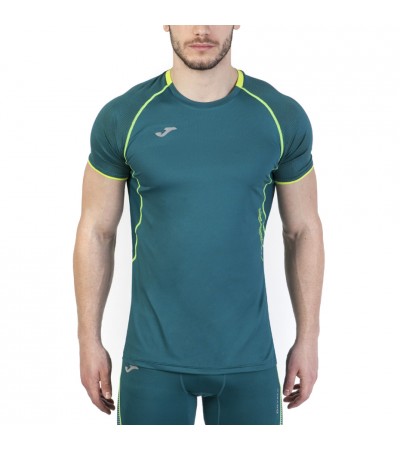 Koszulka męska Joma Running S/S zielona 100387.470