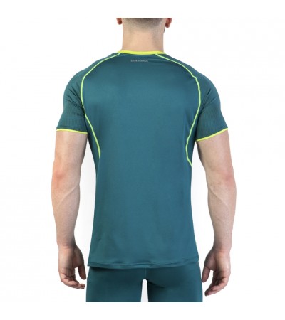 Koszulka męska Joma Running S/S zielona 100387.470