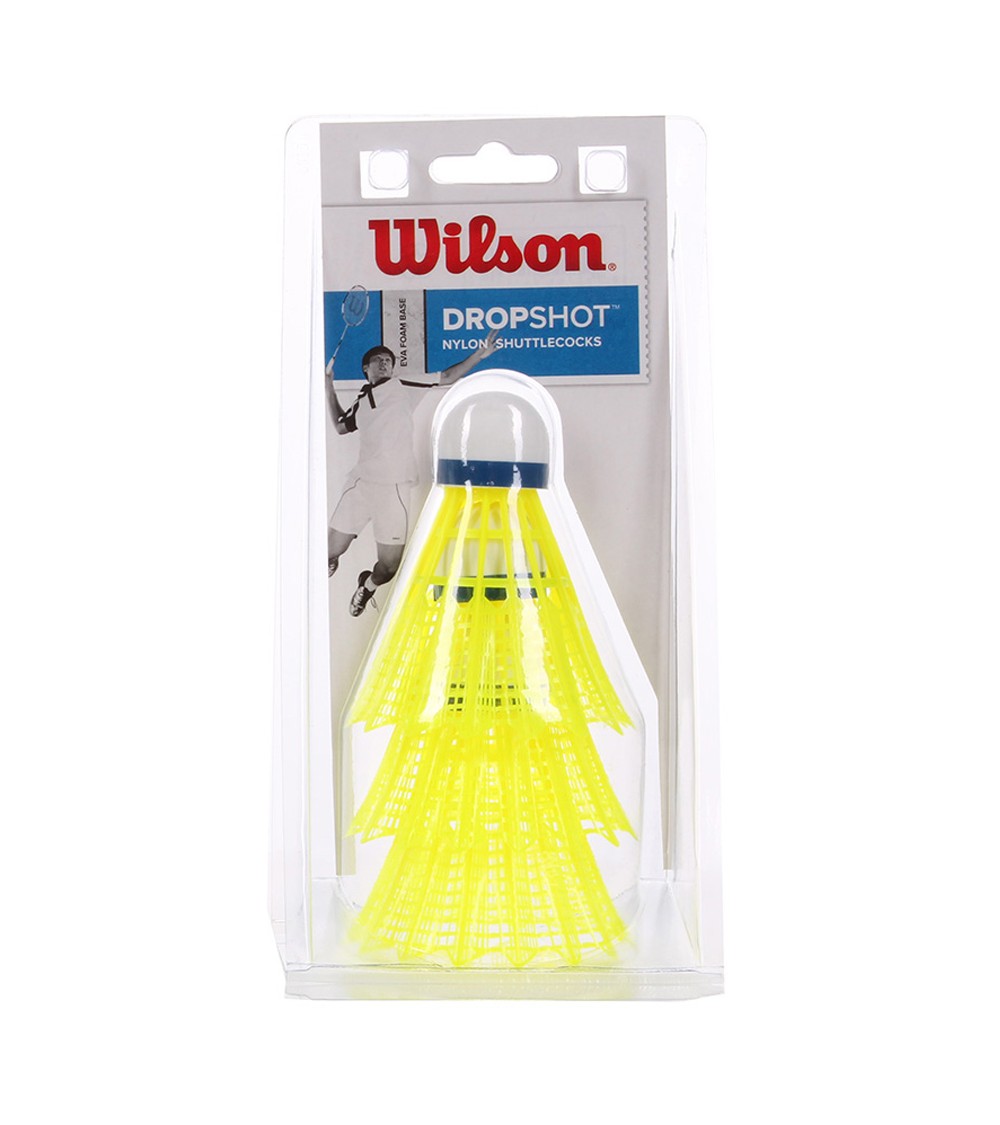 LOTKI DO BADMINTONA WILSON DROPSHOT żółte /3szt/ WRT6048YE