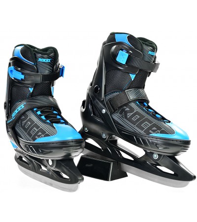 Łyżwy Roces Jokey Ice Boy czarno-niebieski 450676 01
