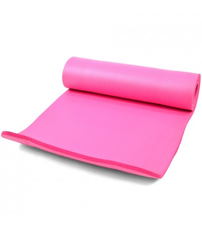 Mata Profit Fitness Pro NBR 180x60x1,5cm różowa DK 2264