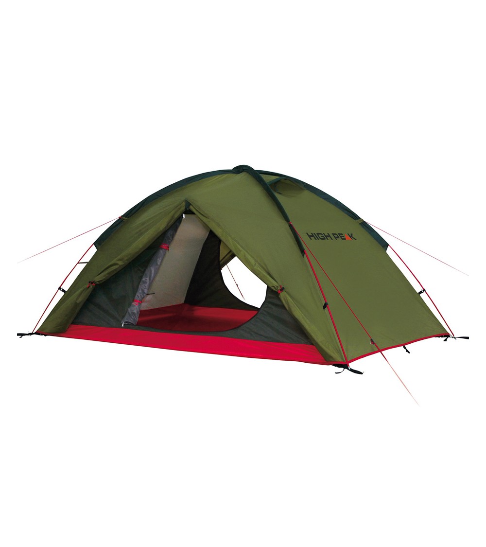 Namiot High Peak Woodpecker 3 zielono-czerwony 10194