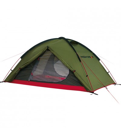Namiot High Peak Woodpecker 3 zielono-czerwony 10194