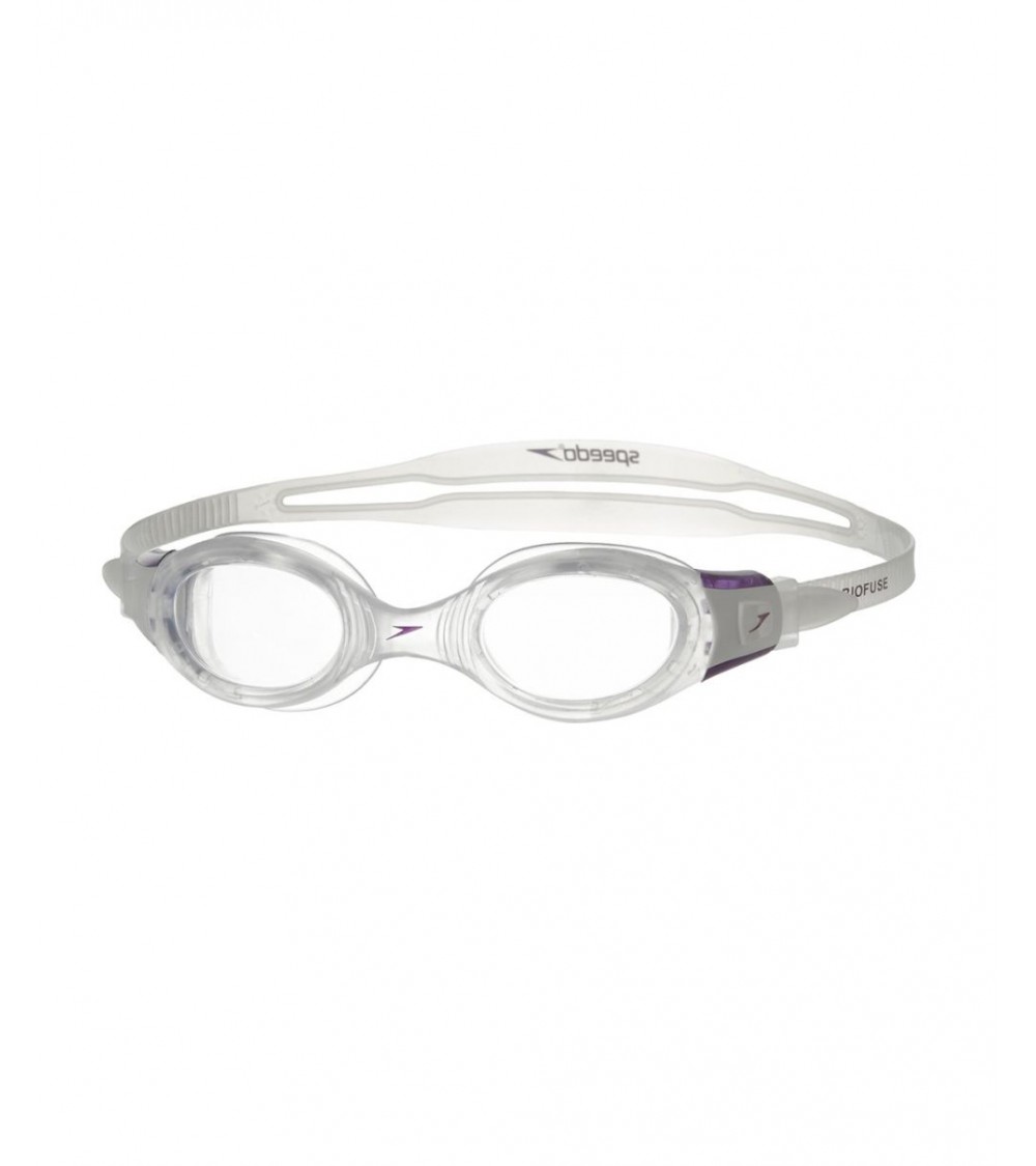 OKULARY PŁYWACKIE SPEEDO FUTURA BIOFUSE FEMALE przeźroczysto/fioletowe /58180