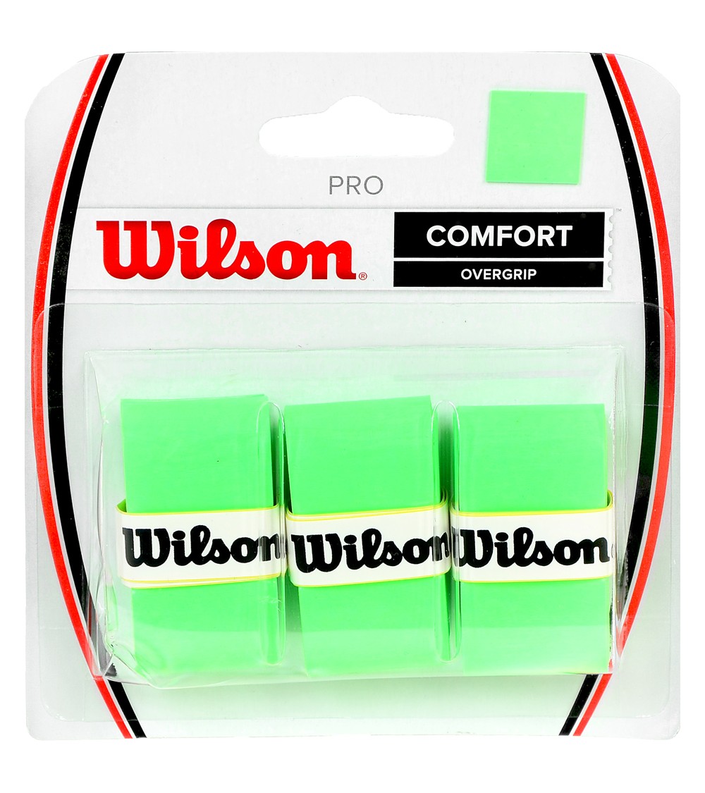 OWIJKA WILSON PRO COMFORT OVERGRIP zielony fluo /3szt/ /WRZ4014GR