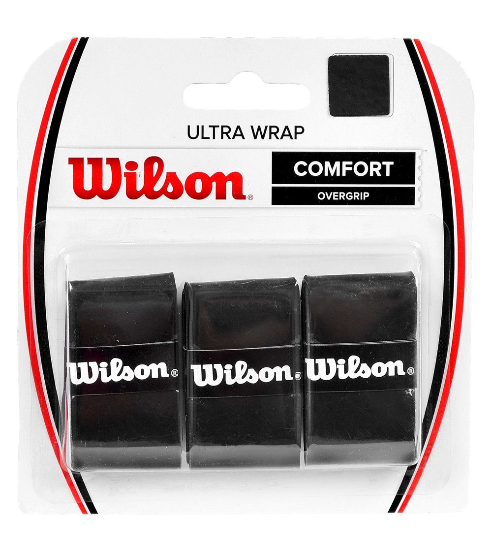 OWIJKA WILSON ULTRA WRAP COMFORT OVERGRIP czarny /3szt/ /WRZ403000