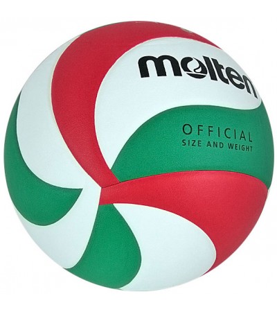 Piłka siatkowa Molten V5M4500 biało-czerwono-zielona