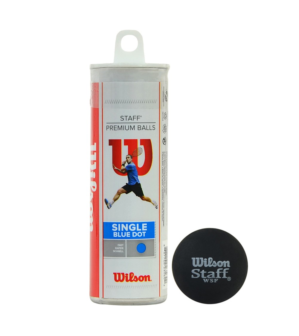 Piłeczka do squasha Wilson Staff Blue Fast /3szt/ WRT618400