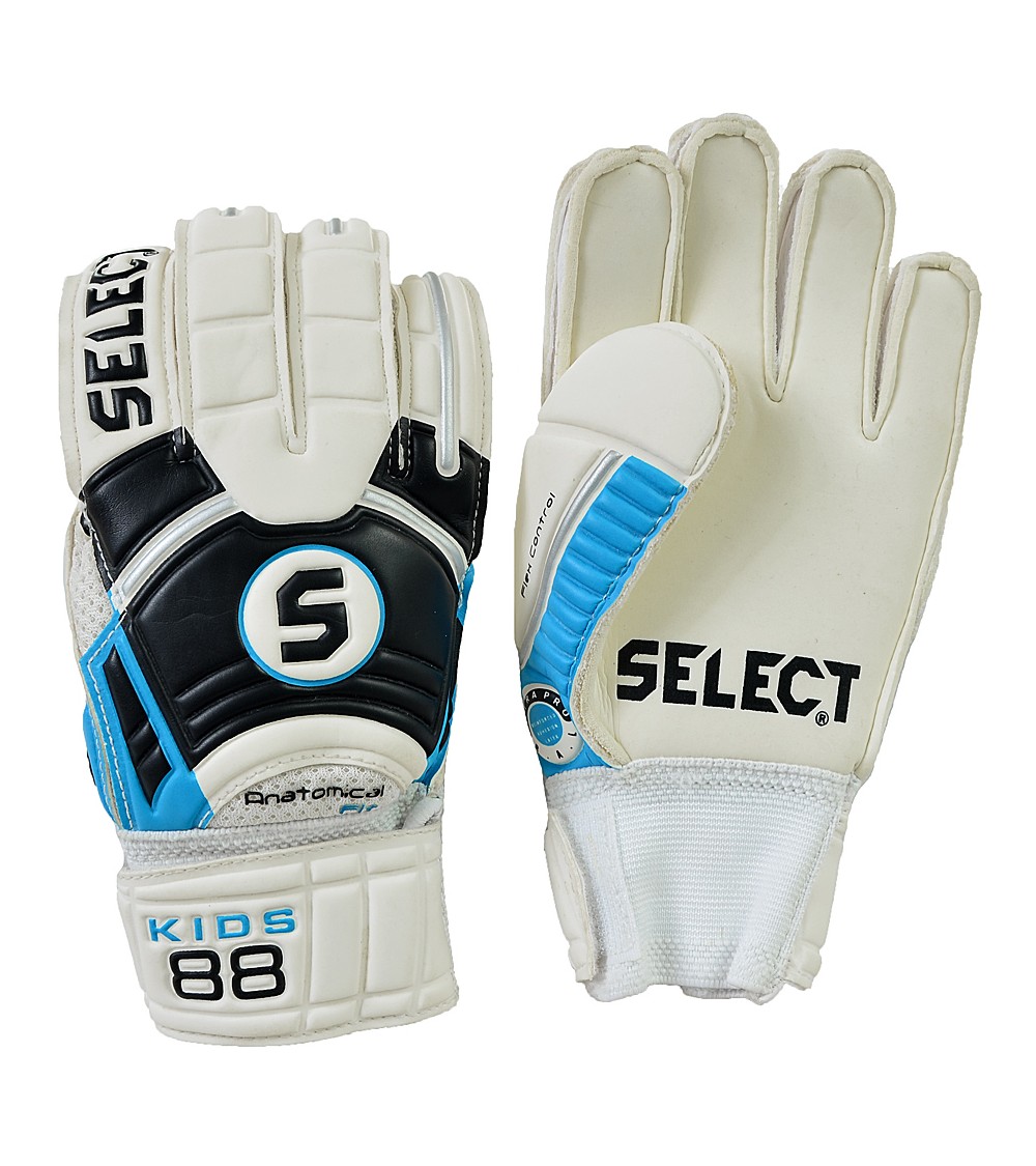 RĘKAWICE BRAMKARSKIE SELECT 88 JR czarno/niebieskie