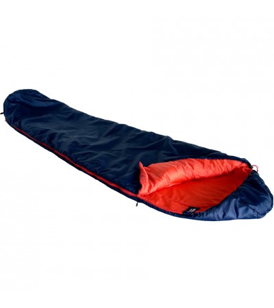 Śpiwór High Peak Lite PAK 1200 (225x80x50cm) granatowo/pomarańczowy L-zip  23275