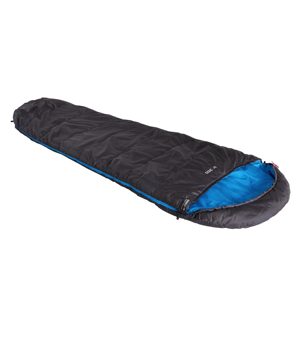 ŚPIWÓR HIGH PEAK TR 300 (230x85x55cm) antracytowo/niebieski L-zip 26027