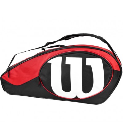 TORBA WILSON MATCH II 3PK czarno/czerwona /WRZ820603